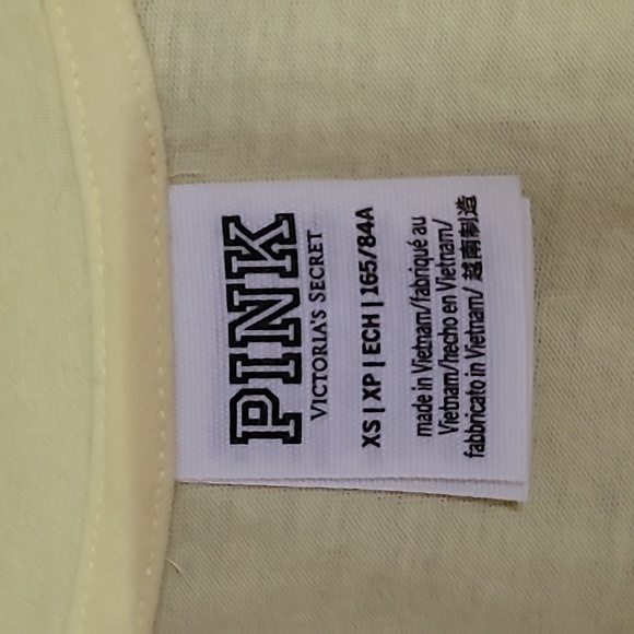 PINK TANK TOP ☆YELLOW OS BRIGHTER THAN APPEARS IN PICS☆ - Picture 3 of 3